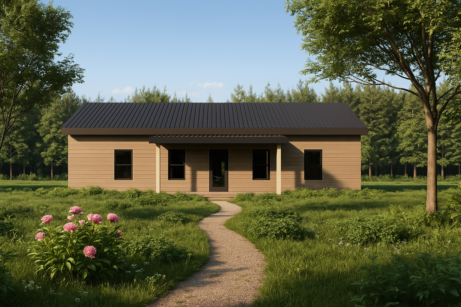 House Plan | 3 Bedroom 2 Bath | 30x50 Feet | 1,500 Sq Ft Floor Plan | Small Home Design